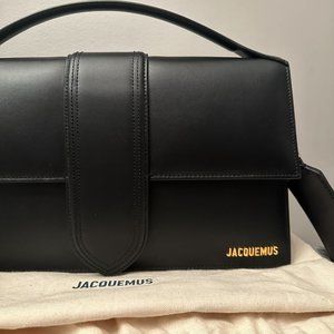 Jacquemus Black Leather Le Bambinou w/ Strap